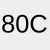 80C