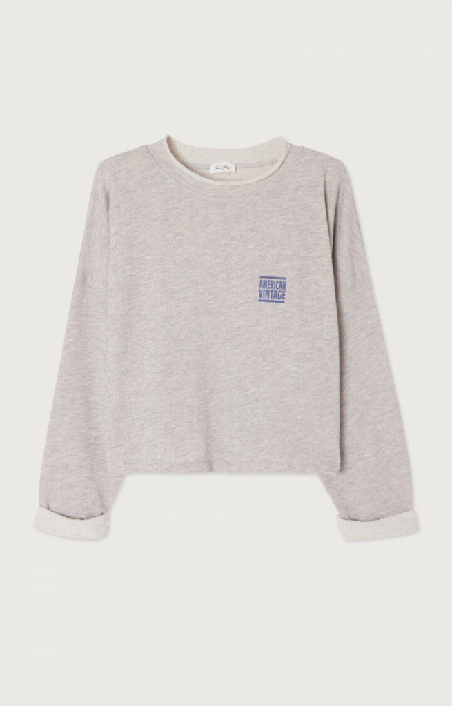 Sweatshirt Zofbay in Heather Grey