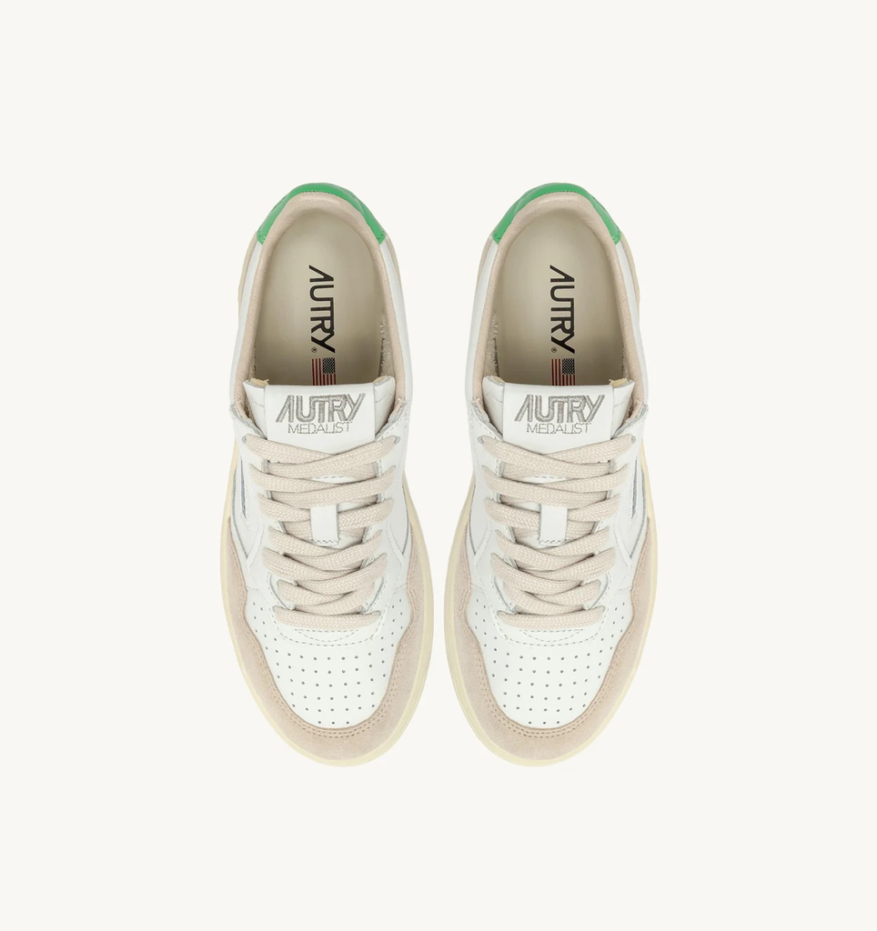 Sneaker Leather Suede Green