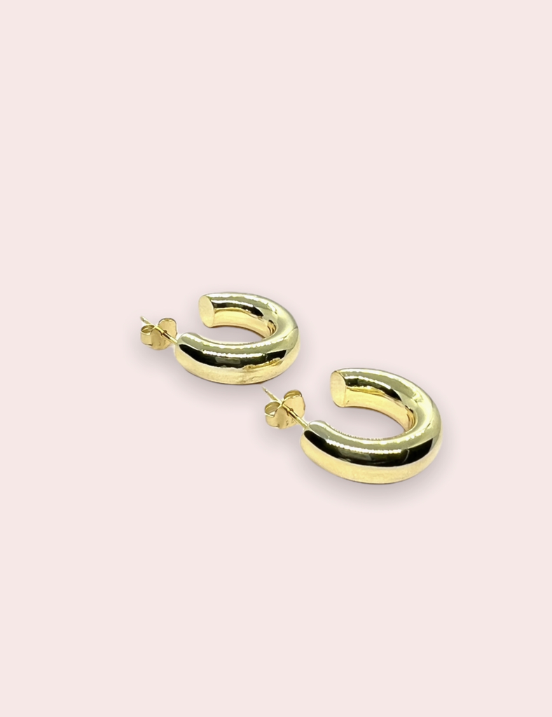 Creolen Tira Chunky in Gold
