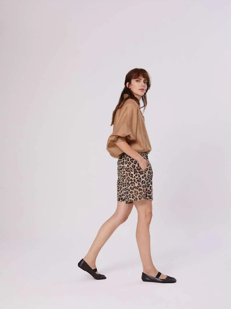 Bluse Antonia Short Sleeve Gold