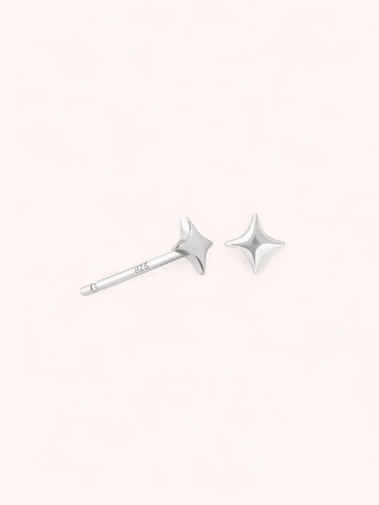 Ohrstecker Cosmic Star Silber
